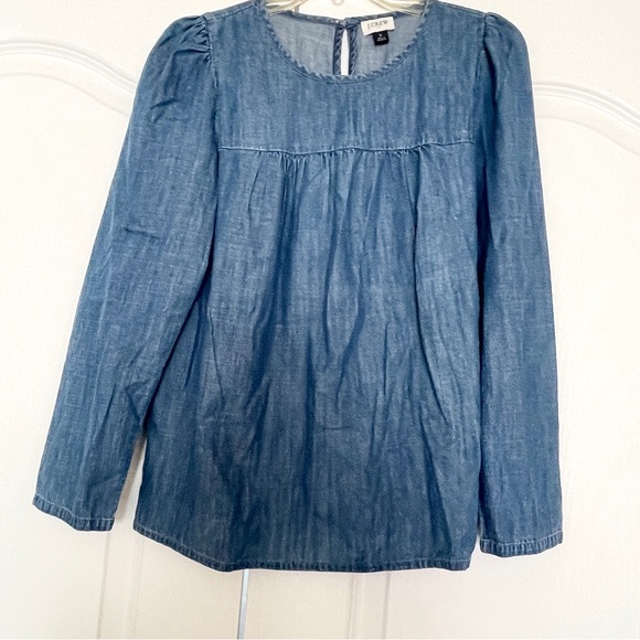 J. Crew Factory Tops - J. Crew Factory Chambray Blouse
